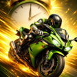 Ikon program: Motorbike Rush Alarm  Wak…