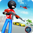 プログラムのアイコン：Stickman Gangster Crime C…