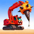 Programın simgesi: Dinosaur Digger Truck Gam…