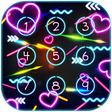 プログラムのアイコン：Neon Keypad App Lock