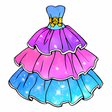 プログラムのアイコン：Dress glitter color by nu…