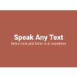 Speak Any Text