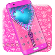 Ícone do programa: Girly lock screen zipper