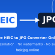Icon of program: heicjpg.online