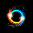 程序图标：Fire & Ice Live Wallpaper