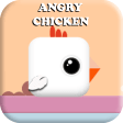 Angry Chicken - square bird -
