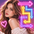 ไอคอนของโปรแกรม: Lovely Lines: Away Game