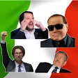 300 stickers of Italian politicians for Whatsapp