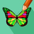 プログラムのアイコン：Butterfly Color - Colorin…