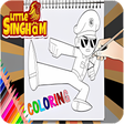 プログラムのアイコン：Little Singham Coloring B…