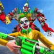 Killer Clown Transform Robot Games