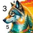 Иконка программы: Spirit Animal Coloring Bo…