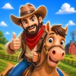ไอคอนของโปรแกรม: Cowboy Lasso: Animal Hunt…