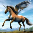 Ícone do programa: Flying Unicorn Horse Game