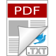 プログラムのアイコン：PDF to TXT Reader