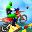 程序图标：Super Crazy Hero Bike Stu…
