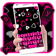 أيقونة البرنامج: Lovely Hearts Keyboard Th…