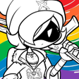 AR Draw Coloring Murder Drones icon
