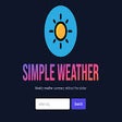 Иконка программы: Simple Weather