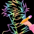 プログラムのアイコン：Glow Art Drawing - Neon D…