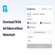 Ad Library：Download TikTok Ad No Watermark