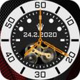 プログラムのアイコン：Luxury Clock Live Wallpap…
