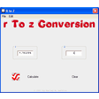 r To z Conversion