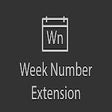 Ikon program: Week number extension