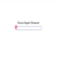 Icon of program: Focus input element