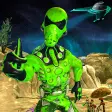 Area 51 Green Grandpa Alien game escape