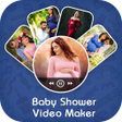 プログラムのアイコン：Baby Shower video maker w…