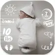 Baby Pics Milestone  Sticker