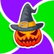 Ícone do programa: Halloween kids coloring b…