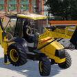 Ícone do programa: Backhoe Loader Dozer Simu…