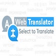 Icon of program: Web Translator - Select t…