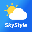 أيقونة البرنامج: SkyStyle - 天気  テーマ