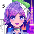 Иконка программы: Anime Paint by Number Col…