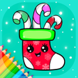 プログラムのアイコン：Kids Christmas Coloring P…