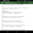 Symbol des Programms: Nyimbo Za Kristo
