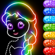 プログラムのアイコン：Princess Coloring Book fo…