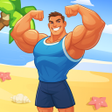 أيقونة البرنامج: Gym Train Hero: Merge Pow…