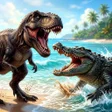 Icône du programme : Jurassic Dino Clash Survi…