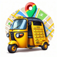 أيقونة البرنامج: Auto Rickshaw Fare Calcul…