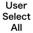 Programikonen: User-select all