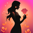 Programın simgesi: Rose: live video chat