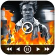 Fire Photo to Video Maker : Photo Video Effect