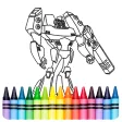 Robot Coloring Game for Boys