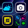 أيقونة البرنامج: Wow Glow Theme - Icon Pac…