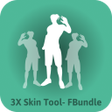 أيقونة البرنامج: 3X Skin Tool Emotes - FBu…