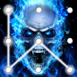 Ikona programu: Skull Pattern Lock Screen